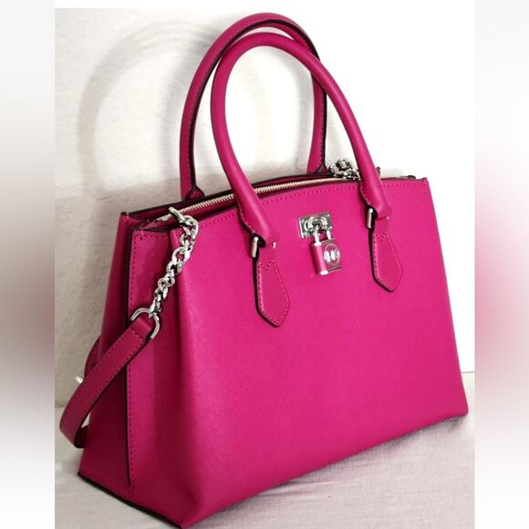 Michael Kors Pink Satchel Bag - Picture 5 of 15